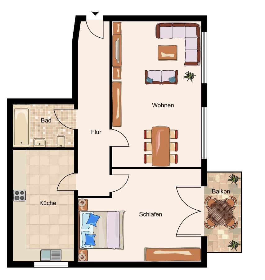 Boardinghouse Living28 Kaarst公寓式酒店 外观 照片